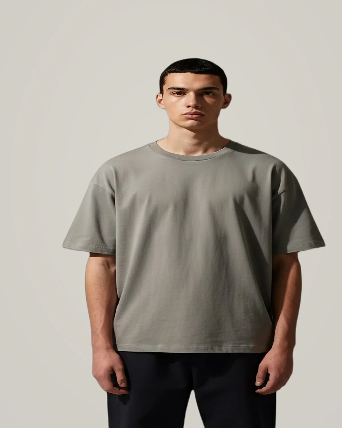 Core Heavyweight Tee in stone
